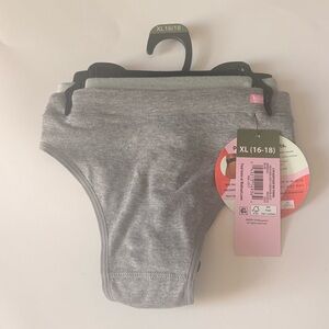 Women’s Heather Gray Cotton Briefs - Soft Everyday Comfort